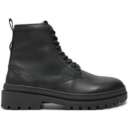 Boss Schnürstiefeletten Nebular Halb lt 50523478 Schwarz
