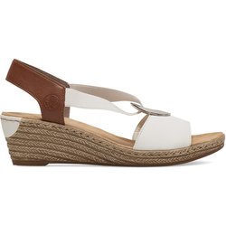 Rieker Sandalen 624H6-81 Weiß