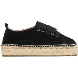 Manebi Espadrilles Lace-Up Espadrilles K 1.0 E0 Schwarz