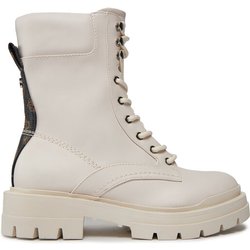 Guess Schnürstiefeletten Obetter FL7OTT ELE10 Écru