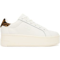 Tommy Jeans Sneakers Tjw Flatform Leopard Sneaker EN0EN02930 Weiß