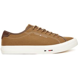 Tommy Hilfiger Sneakers aus Stoff Hi Vulc Street Canvas FM0FM05515 Braun