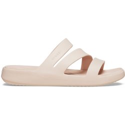 Crocs Pantoletten Getaway Strappy 209587 Écru