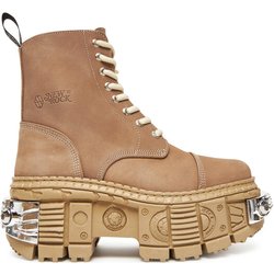 NEW ROCK Schnürschuhe M-WALL083C-C18 Braun