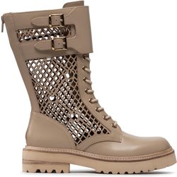 PINKO Schnürschuhe Noemi Stivale PE 22 BLKS1 1H212D Y87W Beige