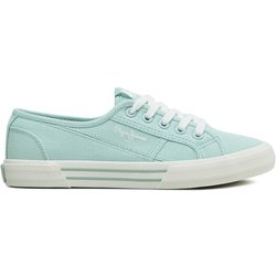 Pepe Jeans Sneakers aus Stoff Brady Basic W PLS31287 Türkisfarben