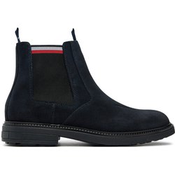 Tommy Hilfiger Klassische Stiefeletten Chelsea FM0FM05191 Dunkelblau