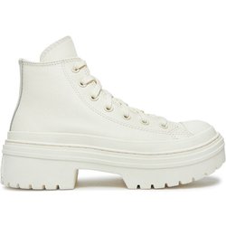 Converse Schnürschuhe Chuck Taylor All Star Lugged Heel Leather Platform A10370C Weiß