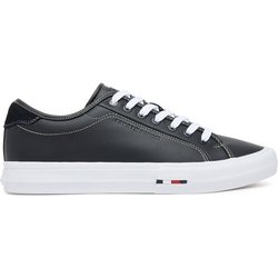 Tommy Hilfiger Sneakers aus Stoff Th Hi Vulc Street Stitch FM0FM05645 Schwarz
