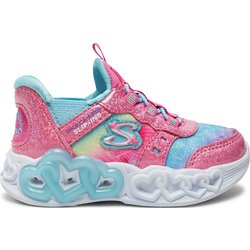 Skechers Sneakers Infinite Heart Lights 303755N/PKMT Silberfarben