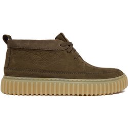 Clarks Schnürschuhe Torhill LaceHi 26183474 Khakifarben