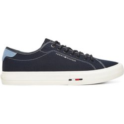 Tommy Hilfiger Sneakers aus Stoff Hi Vulc Street Canvas FM0FM05515 Dunkelblau