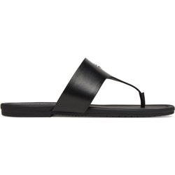 Calvin Klein Jeans Zehentrenner Flat Sandal Toepost Mg YW0YW01691 Schwarz