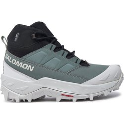 Salomon Trekkingschuhe Crosstrak Waterproof L47570400 Grün