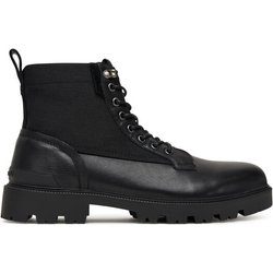 Pepe Jeans Schnürstiefeletten Ryan Mix M PMS500004 Schwarz