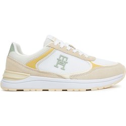 Tommy Hilfiger Sneakers Casual Fashion Runner Mix FW0FW08324 Beige