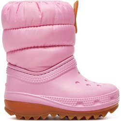Crocs Schneeschuhe Classic Neo Puff Boot T 207683 Rosa