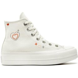 Converse Sneakers aus Stoff Chuck Taylor All Star Lift Platform Y2K A09114C Weiß