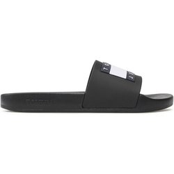 Tommy Jeans Pantoletten Pool Slide Ess EM0EM01191 Schwarz