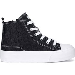 DeeZee Sneakers aus Stoff CSS20531-04 Schwarz