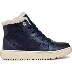 Geox Schnürschuhe J Theleven Girl B Ab J46HTA 077BC C4021 D Dunkelblau