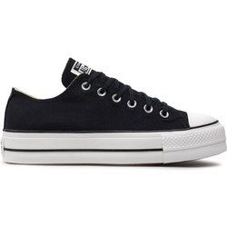 Converse Sneakers aus Stoff Chuck Taylor All Star Lift Ox 560250C Schwarz