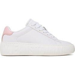 Tommy Jeans Sneakers New Cupsole Leather EN0EN02137 Weiß