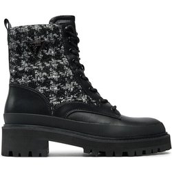Guess Schnürstiefeletten Badany FLFBDN ELE10 Schwarz
