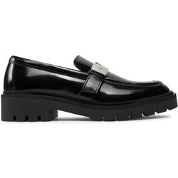 Calvin Klein Jeans Slipper Flatform Shoe Driver Hdw YW0YW01657 Schwarz
