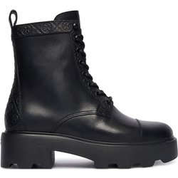 Tory Burch Schnürstiefeletten T Monogram Lug 178112 Schwarz