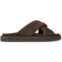 Inuikii Pantoletten Suede Crossed 50102-500 Braun