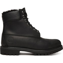 Timberland Schnürstiefeletten Premium 6-Inch Waterproof Winter TB1A2E2P0011 Schwarz