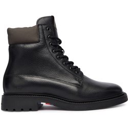 Tommy Hilfiger Stiefel Comfort Lwt Wrm Mx FM0FM05595 Schwarz