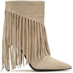PINKO Cowboystiefel Olympe Tronchetto PE 23 BLKS1 100573 A0N8 Beige