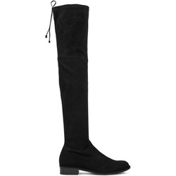 Stuart Weitzman Overknees Lowland Schwarz
