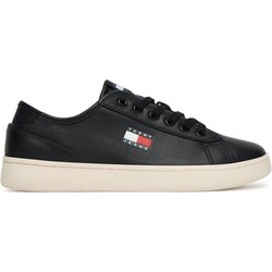 Tommy Jeans Sneakers aus Stoff Tjw Lightweight Court EN0EN02875 Schwarz