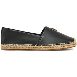 Tommy Hilfiger Espadrilles Th Logo Leather Espadrille FW0FW08540 Schwarz
