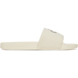 Calvin Klein Jeans Zehentrenner Slide Monogram Wn Logo Ck YW0YW01967 Beige