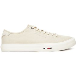 Tommy Hilfiger Sneakers aus Stoff Hi Vulc Street Canvas FM0FM05515 Beige
