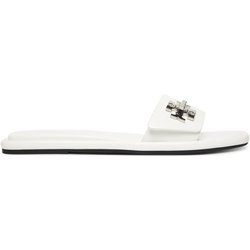 Tory Burch Pantoletten T Lock Slide 164676 Weiß