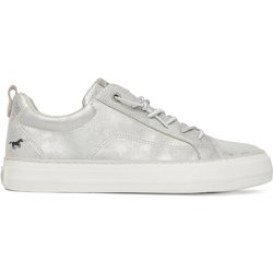 Mustang Sneakers aus Stoff 1272-311 Silberfarben