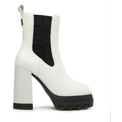 Tommy Jeans Stiefeletten Tjw High Heel Chelsea EN0EN02306 Weiß