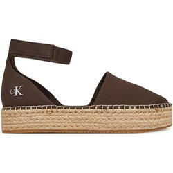 Calvin Klein Jeans Espadrilles Flatform Espadrille Sling Mg YW0YW01735 Braun