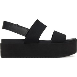 Calvin Klein Jeans Sandalen Flatform Sandal Sling In YW0YW01788 Schwarz