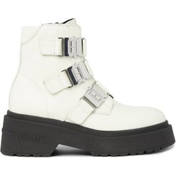 Tommy Jeans Stiefeletten Tjw Chunky Boot Hardware EN0EN02443 Écru