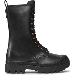 Coach Schnürschuhe Tasha Leather Boot CN100 Schwarz