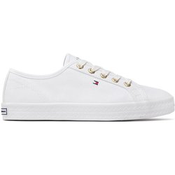 Tommy Hilfiger Sneakers aus Stoff Essential Nautical Sneaker FW0FW06512 Weiß