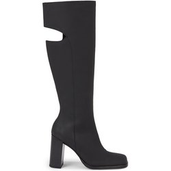 Calvin Klein Jeans Stiefel Long Heel Zip Boot Cut Out Edgy YW0YW01253 Schwarz