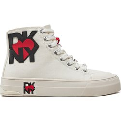 DKNY Sneakers aus Stoff K2478753 Weiß