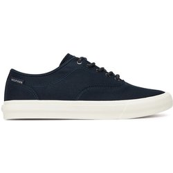 Tommy Hilfiger Sneakers aus Stoff Hi Vulc Low Oxford Twill FM0FM05400 Dunkelblau
